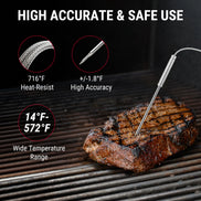 Thermomètre à viande Bluetooth TempPro TP920 + Thermomètre à lecture instantanée TP620 + Hygromètre TP358 — Lot