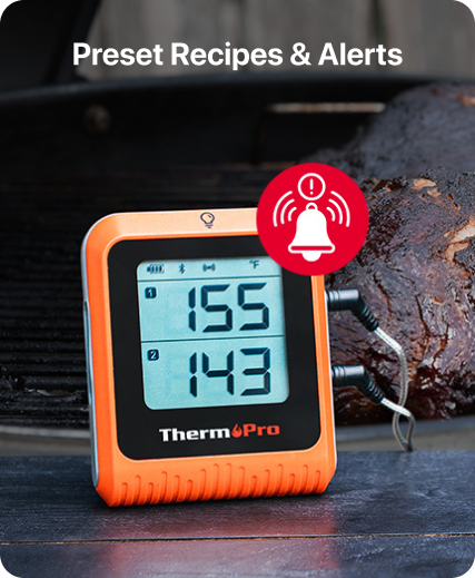 Termómetro inalámbrico para carne con Bluetooth TP920