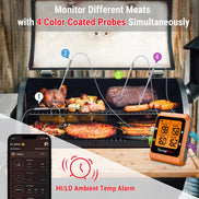 TempPro TempSync PRO TP930 Wireless Meat Thermometer — Smart Bluetooth, App Alerts