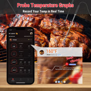 TempPro TempSync PRO TP930 Wireless Meat Thermometer — Smart Bluetooth, App Alerts