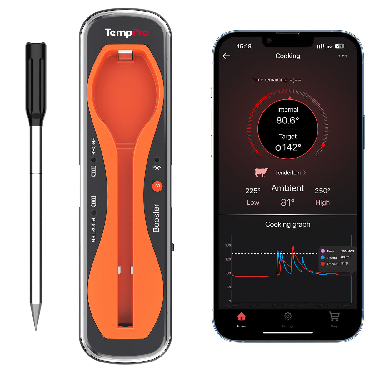 TP960 TempSpike Wireless Meat Thermometer
