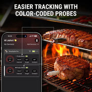 Termómetro para carne TP980 TempSpike Pro con wifi y 4 sondas