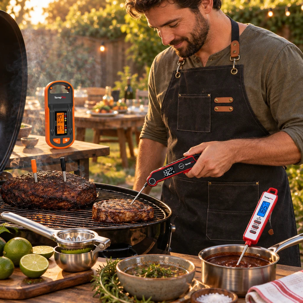 TP972 Double Kit: Two Twin TempSpike Plus, TP620, TP01AW & Citrus Squeezer + FREE Apron ($428 Value)