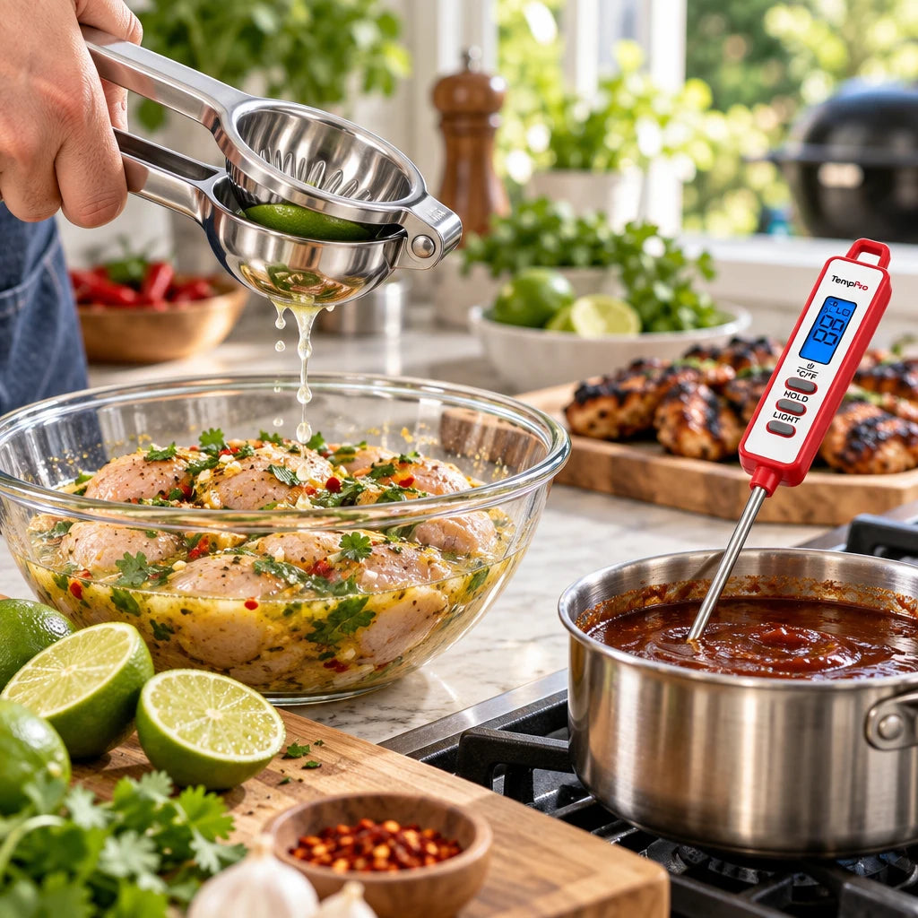TempPro TP972 Double Kit: Fresh Squeeze, Perfect Marinade