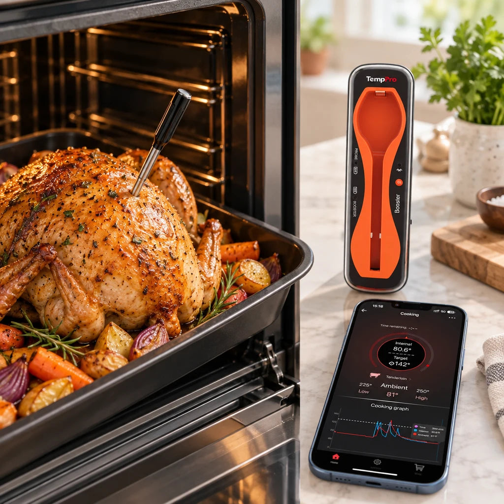 Kitchen Starter Kit: TP960 TempSpike, TP605, TM04 Timer & TP01AW + FREE AGT300 Grill Brush & Towels ($175 Value)