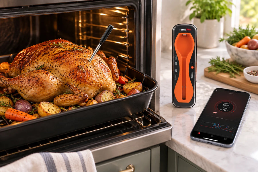 Kitchen Starter Kit: TP960 TempSpike, TP605, TM04 Timer & TP01AW + FREE AGT300 Grill Brush & Towels ($175 Value)