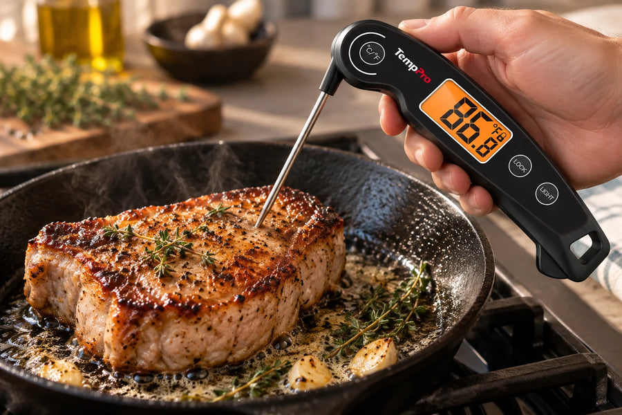 Kitchen Starter Kit: TP960 TempSpike, TP605, TM04 Timer & TP01AW + FREE AGT300 Grill Brush & Towels ($175 Value)