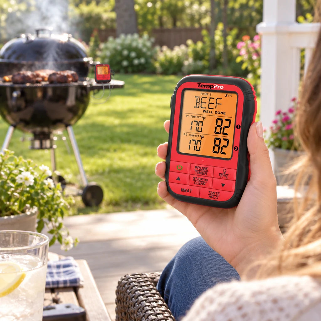 500FT Backyard Duo: TP828BW Wireless, TP620 & TP01AW Instant-Reads + FREE Towel Set ($125 Value)