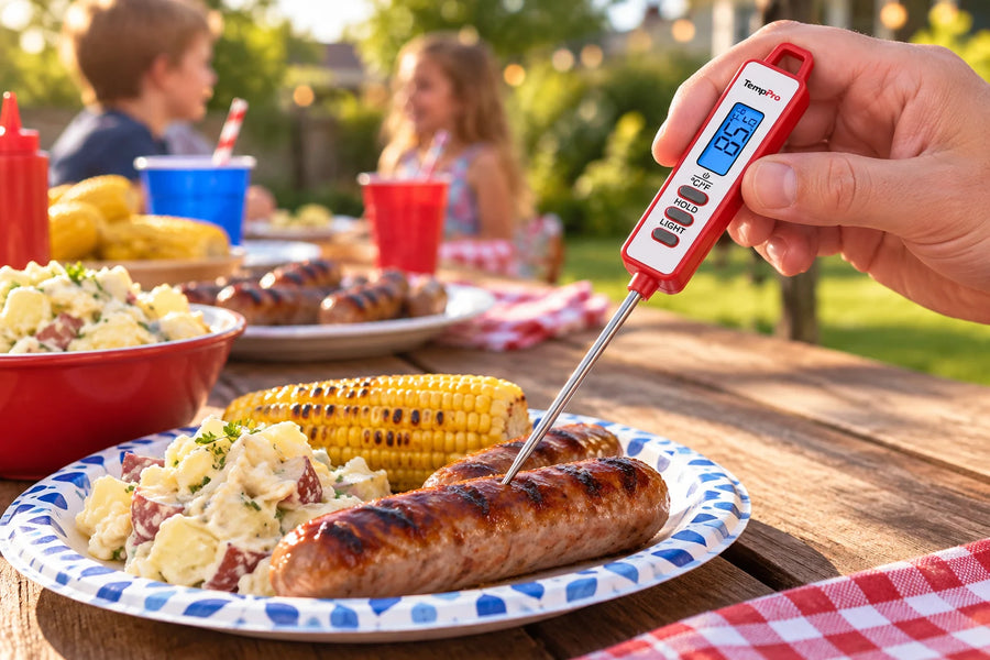 500FT Backyard Duo: TP828BW Wireless, TP620 & TP01AW Instant-Reads + FREE Towel Set ($125 Value)